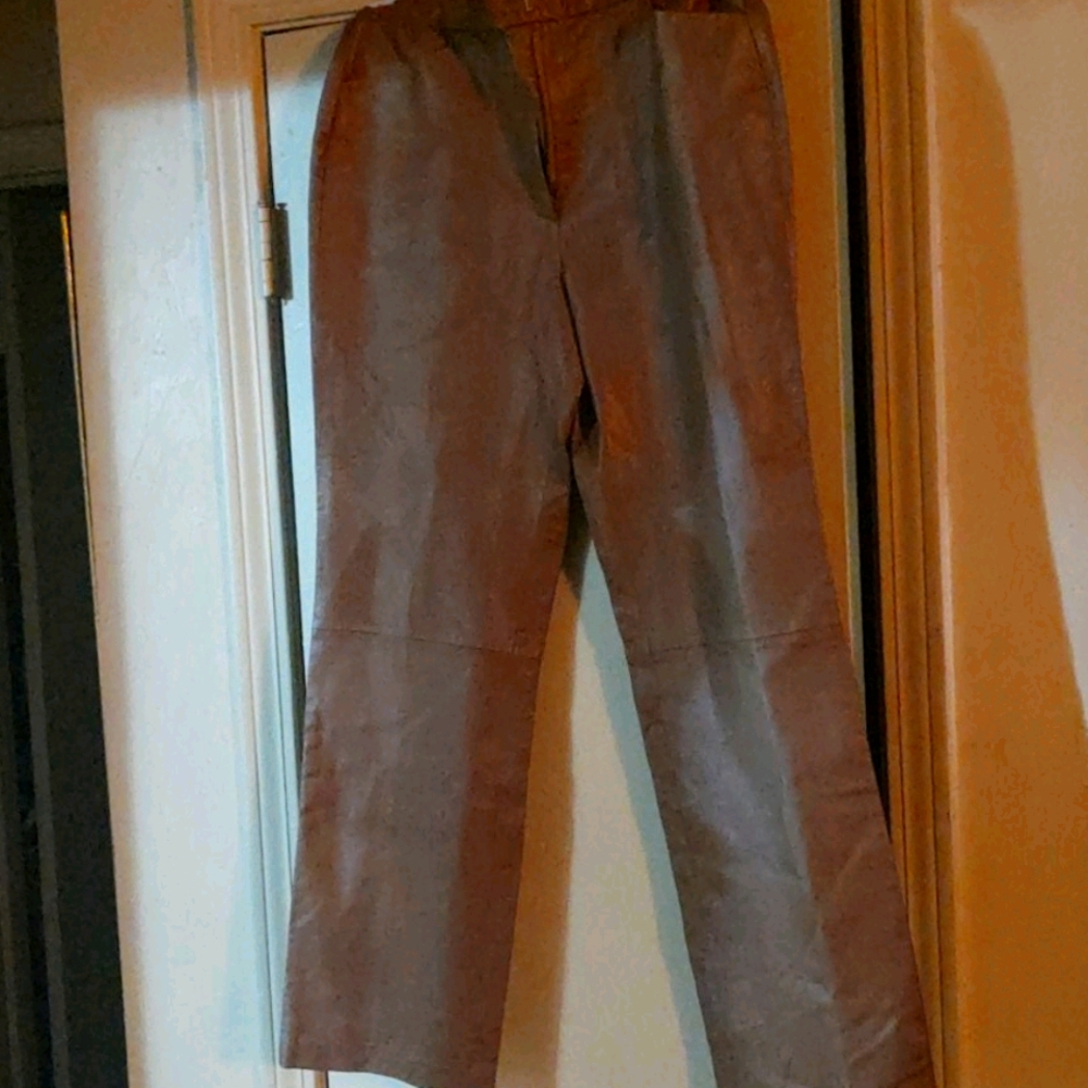 Women's 100% leather pants
